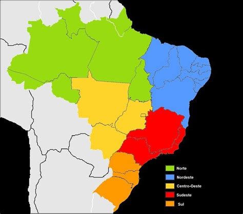 na atualidade o brasil está dividido em quantas macrorregiões quais são elas